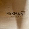HEKMAN Walnut Rolling Side Table