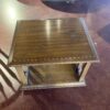 HEKMAN Walnut Rolling Side Table