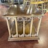 HEKMAN Walnut Rolling Side Table