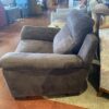 Brown Power Recliner with Hidden Control Buttons