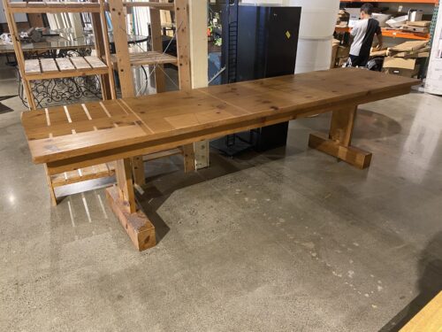 Extra Long Solid Wood Table
