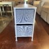 Low Basket Dresser - Grey and White