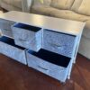 Low Basket Dresser - Grey and White