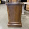 BERNHARDT Vintage Flip Top Cane Finish Bar Cart