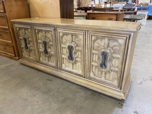STANLEY Vintage Regency Style 6 Drawer Lowboy Dresser