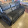 Black Power Reclining Three Seater Couch