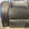 Black Power Reclining Three Seater Couch