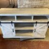 Rustic 52" TV Stand with Sliding Barn Doors