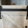 Rustic 52" TV Stand with Sliding Barn Doors