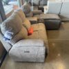 LA-Z-BOY Trouper Power Recliner Sectional with Chaise and Storage Console