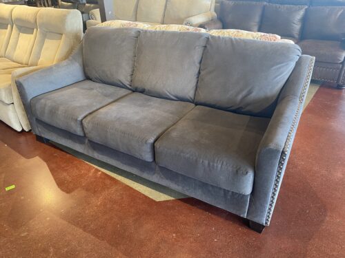 ASHLEY Three Seater Couch with Nailhead Detail around the Edge