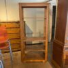 Tall Wooden Open Bookshelf with Four Shelves
