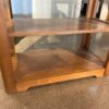 Tall Wooden Open Bookshelf with Four Shelves