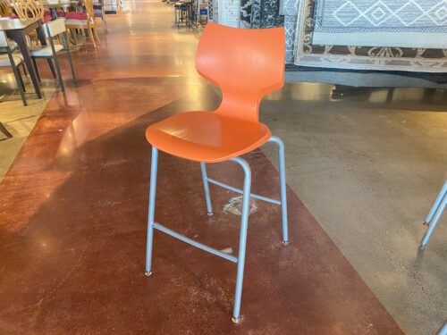 SMITH SYSTEM  Flavors Fixed Height Orange Stool