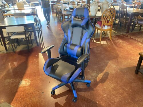 Blue and Black Gaming Computer Chair