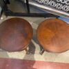 RETURN GOLD INTERNATIONAL Wood Round End Tables (Set of 2)