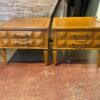Warm Blonde Square End Tables (Set of 2)