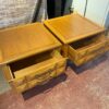 Warm Blonde Square End Tables (Set of 2)