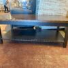 Two Tone Coffee Table with Lower Shelf