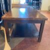 Two Tone Coffee Table with Lower Shelf