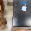 Blonde Wood Buffet Cabinet with Black Accents