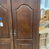 Dark Wood Full Height Armoire with 3 Drawers