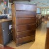 Simple Coffee Brown 6-Drawer Dresser