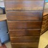 Simple Coffee Brown 6-Drawer Dresser