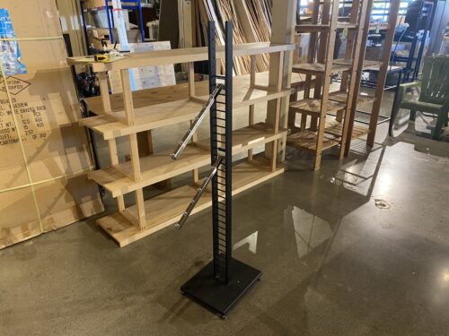 Floor Merchandising Tower with Two Racks