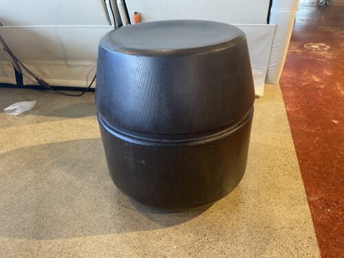 Indoor/Outdoor Solid Barrel Stool