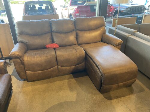 LA-Z-BOY Trouper Power Recliner Sectional with Chaise