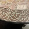 Round Rose Tile 2-Seater Patio Table Set
