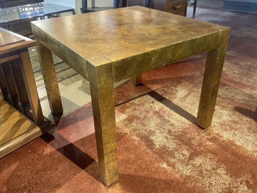 DREXEL Et Cetera Textured Gilt Accent Table