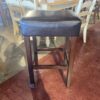 Bar Height Saddle Seat with Wood Legs