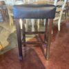 Bar Height Saddle Seat with Wood Legs