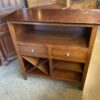 Wood Two Drawer Wine Cabinet