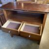 Wood Two Drawer Wine Cabinet