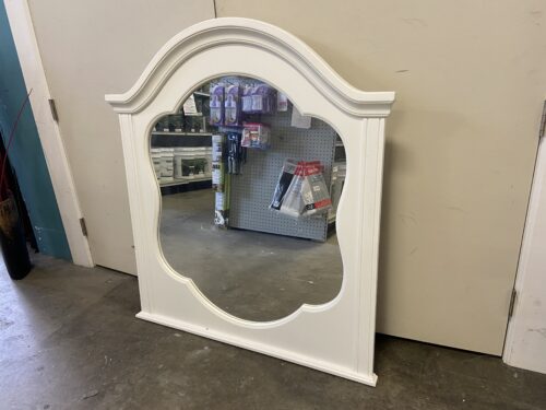 STANDARD FURNITURE Arched White Border Mirror