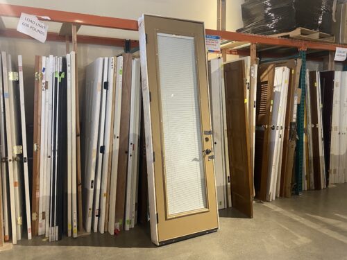 CODEL Tall Glass Door w/ Mini-Blinds