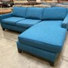Modern Leg Teal Modular Sectional