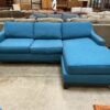 Modern Leg Teal Modular Sectional