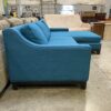 Modern Leg Teal Modular Sectional