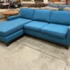 Modern Leg Teal Modular Sectional