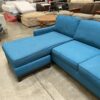 Modern Leg Teal Modular Sectional