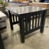 Black Stained Mission Style Square Table
