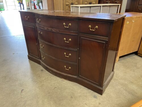 Vintage Mahogany Stain Wood Buffet