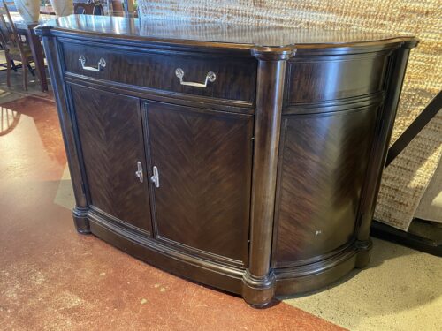 BERNHARDT Rich Brown Curved Front Buffet