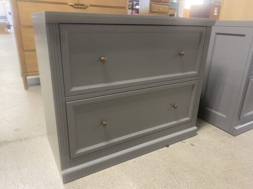 BALLARD DESIGN Gray Lateral Filing Cabinet