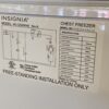 INSIGNIA Chest Freezer Model #NXCZ50WH0