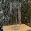 TAHARI Petite Crystal Drip Statement Table